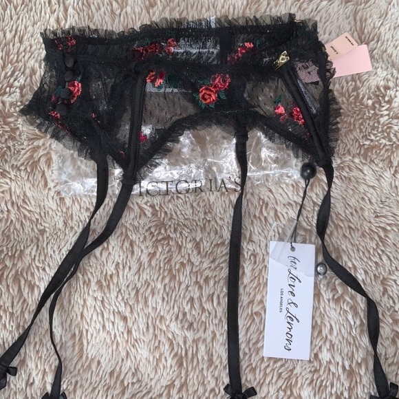 NWT For Love & Lemons Rosebud 🌹 Garter Belt - Picture 9 of 9